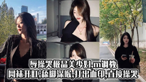 国产视频辱操哭极品美人妻调教网袜舔足深喉流血